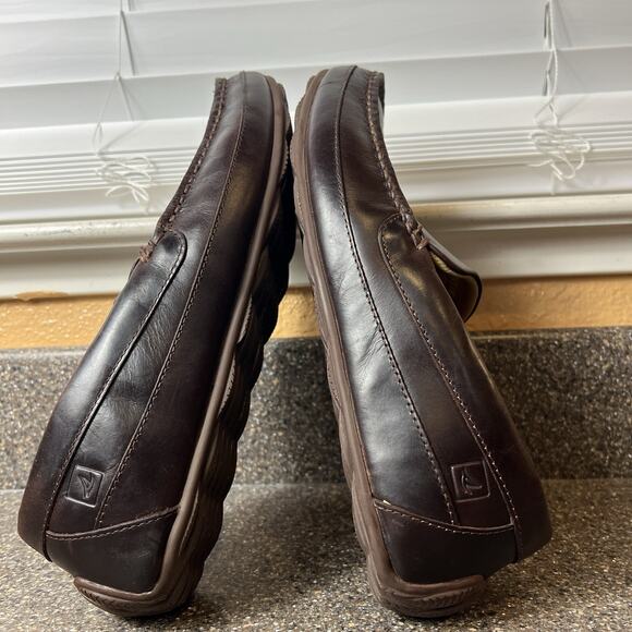 Sperry Top-Sider Mens Size 9 M Brown Leather Loafer Comfort Casual Slip On Shoes - Picture 4 of 10